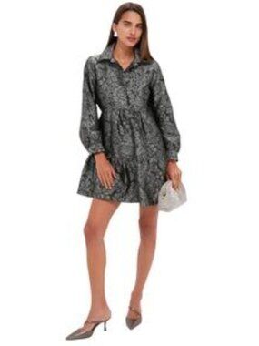 Emerald Mirasol Jacquard Alette Dress